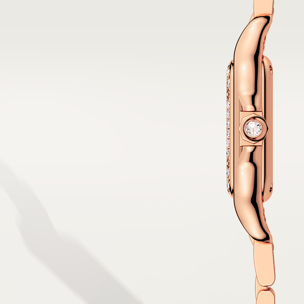 Panth&egrave;re de Cartier 22 x 30 mm quartz en or rose et diamants, petit mod&egrave;le